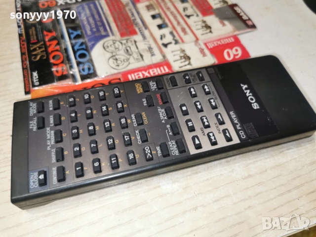 SONY RM-D991 AUDIO REMOTE-ВНОС SWISS 2412251105, снимка 3 - Ресийвъри, усилватели, смесителни пултове - 52890186