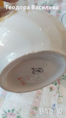 Порцеланов сет с есенни листа, снимка 3 - Други ценни предмети - 33590399