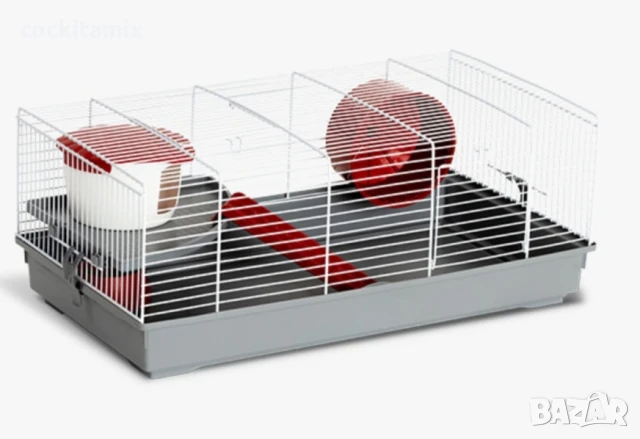 Клетка за хамстери Дъфи Бианка - 45 / 27 / 34см