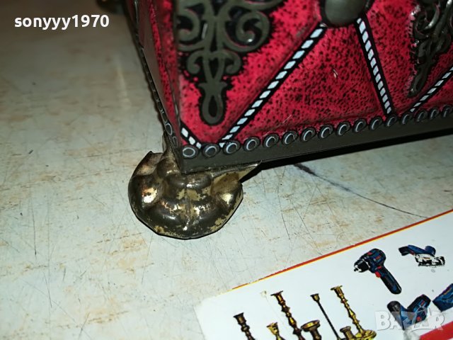 МЕТАЛНА КУТИЯ ОТ ФРАНЦИЯ 2910222012, снимка 8 - Антикварни и старинни предмети - 38494283