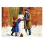 Рисуване по номера с акрилни бои, Adult за напреднали, Снежен човек, 39х30см Код: PAL37, снимка 1 - Рисуване и оцветяване - 43279682
