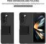 Защитен калъф със стойка за телефон Samsung Galaxy Z Fold5 LT, черен, снимка 2
