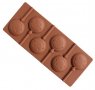 6 усмивки smile силиконов молд форма за направа на близалки на клечка декор торта фондан шоколад, снимка 1 - Форми - 26560606