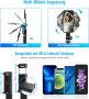4 в 1 Bluetooth селфи стик,статив,монопод с дистанционно,110 см, снимка 4