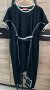 Дълга черна спортна рокля, снимка 1 - Рокли - 37203662