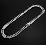 Хип-хоп ланец / Hip-Hop chain Bling Bling - Silver, снимка 2