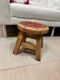 Столче /Табуретка от тиково дърво, снимка 6