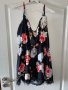 Разкошен елегантен топ флорален принт цветя нов етикет , снимка 2