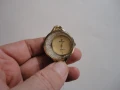 Позлатен часовник с кристали , снимка 8