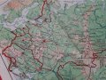 Стара Карта на СССР-1954г. , снимка 2