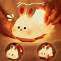 Нощна лед лампа заек Tilihome Rabbit LED Light , снимка 1