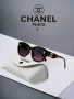 очила с черен обикновен калъф и ув защита chanel, снимка 5