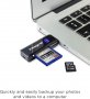 SD/Micro SD четец на карти - USB 3.1 USB 3.0, карта памет адаптер , снимка 3