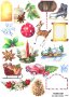 Скрапбук стикери декорация планер christmas Коледа зима самозалепващ лист А5 - различни видове, снимка 11