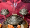 Сервиз за вино в злато - ръчна изработка, снимка 1
