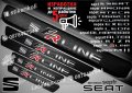 ПРАГОВЕ карбон SEAT FR Line фолио стикери sepfr, снимка 1