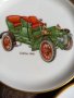 Декоративни порцеланови чинийки с ретро автомобили , снимка 2
