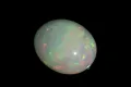 Етиопски опал 3.16ct овален кабошон, снимка 2