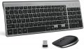 Нова USB Ергономична тънка клавиатура и мишка за компютър лаптоп Mac, снимка 1 - Други - 36975184
