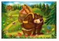 Детски пъзел с приказка за Маша и мечокът, снимка 1 - Игри и пъзели - 39964312