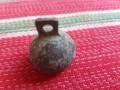 Бронзова хлопка звънец орехче 7, снимка 1