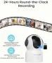 Нова Смарт камера 2K с WiFi, двупосочно аудио, проследяване, охрана дом, снимка 8