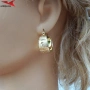 Обеци с 14К златно покритие 2141866, снимка 4