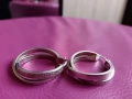 Сребърни обеци 925, снимка 4