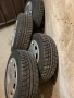 Продавам железни джанти с зимни гуми Michelin Alpin 185/60/15 , 5х100, снимка 1