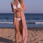 Дамска плажна туника в два цвята , снимка 1 - Бански костюми - 33375277