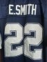 Dallas Cowboys #22 Emmitt Smith Reebok NFL Jersey оригинална тениска фланелка Vintage , снимка 3