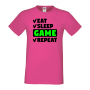 Мъжка тениска Game 6,Eat,Sleep,Game,Anime,Repeat,Ядене,Спане,Геймс,Подарък,Повторение,Празник,Игри, снимка 6