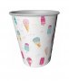 Ескимо сладолед сладоледи 8 бр картонени чаши парти рожден ден, снимка 1 - Чаши - 39437497