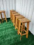 дървени бар столове , снимка 5