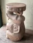 Слон дърворезба табуретка , снимка 4