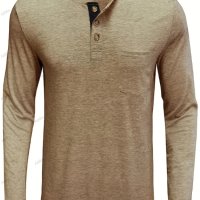 Мъжка класическа плътна тениска с голям размер, 5цвята, снимка 10 - Тениски - 44126750