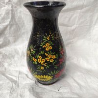 Продавам рисувана керамична ваза, снимка 2 - Вази - 37870652
