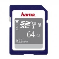 SDXC карта памет клас 10 HAMA Full HD 64GB