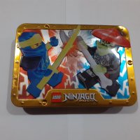 Lego Ninjago минифигури в метална кутия, снимка 1 - Конструктори - 43757138