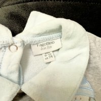 Бебешко плюшено гащеризонче марка Fagottino. За деца 6-9 месеца, снимка 3 - Комплекти за бебе - 43244006