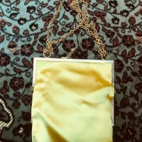 Френска винтидж официална малка златна чантичка, снимка 6 - Чанти - 32720957