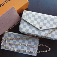 Дамска чанта LOUIS VUITTON Pochette Félicie Damier Azur Луи Витон, снимка 1 - Чанти - 44900790