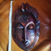 Африканска маска Бауле, снимка 2 - Антикварни и старинни предмети - 39958948