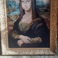Продавам гоблен Мона Лиза, снимка 4 - Гоблени - 33141586