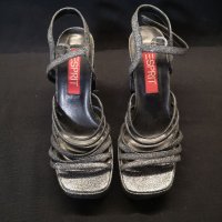 Дамски летни обувки с ток, снимка 3 - Дамски обувки на ток - 40804739