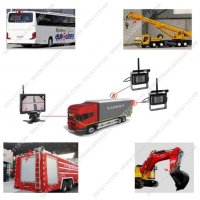 Безжична система за задно виждане за камиони, 2 камери за задно виждане за камиони, снимка 2 - Аксесоари и консумативи - 37320252