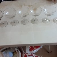 стари стъклени  чаши-15лв, снимка 2 - Чаши - 44098242
