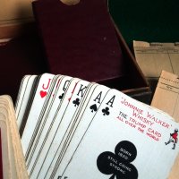 Винтидж тесте карти за игра Johnnie Walker Whisky Golfing Slip Case, снимка 5 - Антикварни и старинни предмети - 43254726