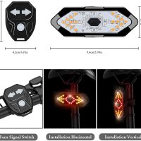 Мигачи и ярка червена светлина за велосипед, тротинетка, скутер и др., снимка 12 - Части за велосипеди - 36753012