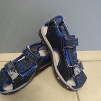 Сини сандали за момче с велкро лепенки, снимка 1 - Детски сандали и чехли - 33288408